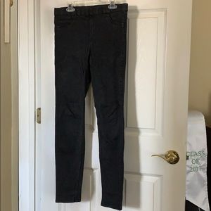 Black Denim Pants